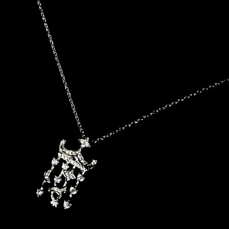 Handcrafted Crown Pendant with 925 Sterling Silver Chain